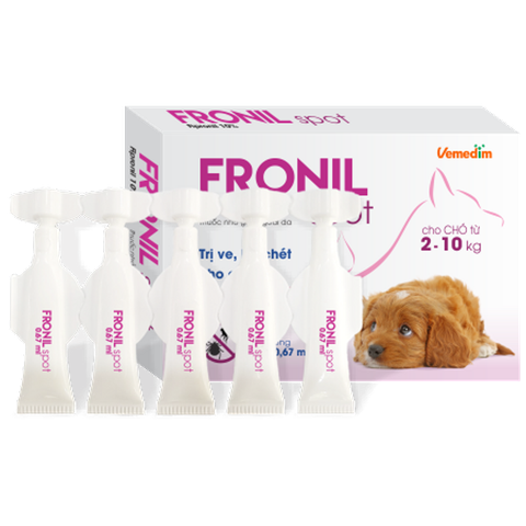Fronit Spot 2 - 10kg (nhỏ gáy trị ve bọ chét chó mèo)