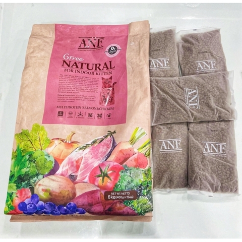 Anf 6free natural for kitten Salmon&Chicken 6kg (15x400g)
