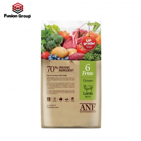 ANF 6 Free Lamb For Dog - Thức ăn hữu cơ cho chó vị cừu 2kg