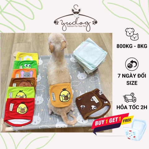 Tã vải Chó đực Voi Cam - Khủng long