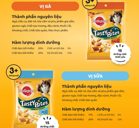 bánh thưởng giòn pedigree